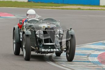 © Octane Photographic Ltd. Motors TV day – Donington Park, Saturday 31st March 2012. VSCC Pre-War Sportscars, David Downes - MG NA. Digital ref : 0265cb1d9159