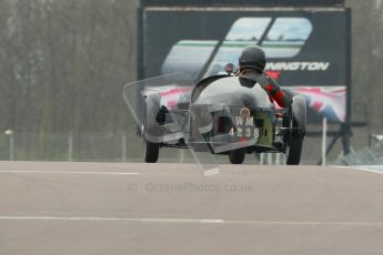 © Octane Photographic Ltd. Motors TV day – Donington Park, Saturday 31st March 2012. VSCC Pre-War Sportscars, Sue Derbyshire - Morgan Super Aero. Digital ref : 0265cb1d9176