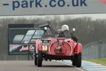 © Octane Photographic Ltd. Motors TV day – Donington Park,  Saturday 31st March 2012. VSCC Pre-War Sportscars, Roger Buxton - Alfa Romeo 6C Zagato Spyder. Digital ref : 0265cb1d9213