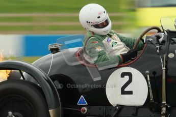 © Octane Photographic Ltd. Motors TV day – Donington Park,  Saturday 31st March 2012. VSCC Pre-War Sportscars, Nigel Batchelor - Bentley 4 1/2 Blower. Digital ref : 0265cb1d9302