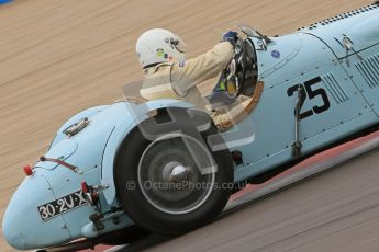 © Octane Photographic Ltd. Motors TV day – Donington Park,  Saturday 31st March 2012. VSCC Pre-War Sportscars, John Guyatt - Talbot Lago T150C. Digital ref : 0265cb7d5713