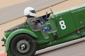 © Octane Photographic Ltd. Motors TV day – Donington Park, Saturday 31st March 2012. VSCC Pre-War Sportscars, Joshua Beebee - Frazer Nash TT rep. Digital ref : 0265cb7d5727