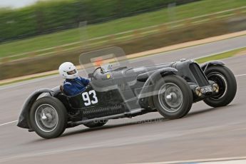 © Octane Photographic Ltd. Motors TV day – Donington Park,  Saturday 31st March 2012. VSCC Pre-War Sportscars, Marcus Black - Talbot Lago T23. Digital ref : 0265cb7d5757