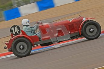 © Octane Photographic Ltd. Motors TV day – Donington Park,  Saturday 31st March 2012. VSCC Pre-War Sportscars, Neil Twyman - Alfa Romeo 8C. Digital ref : 0265cb7d5765