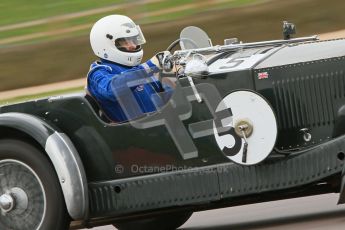 © Octane Photographic Ltd. Motors TV day – Donington Park, Saturday 31st March 2012. VSCC Pre-War Sportscars, Trevor Swete - Invicta S Type. Digital ref : 0265cb7d5794