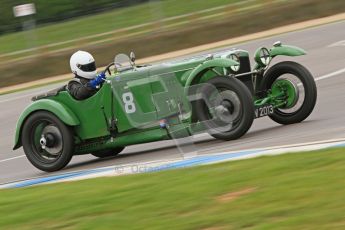 © Octane Photographic Ltd. Motors TV day – Donington Park, Saturday 31st March 2012. VSCC Pre-War Sportscars, Joshua Beebee - Frazer Nash TT rep. Digital ref : 0265cb7d5846