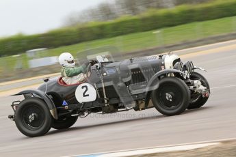 © Octane Photographic Ltd. Motors TV day – Donington Park,  Saturday 31st March 2012. VSCC Pre-War Sportscars, Nigel Batchelor - Bentley 4 1/2 Blower. Digital ref : 0265cb7d5860