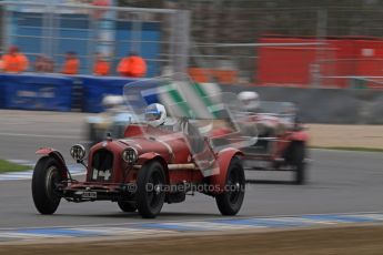 © Octane Photographic Ltd. Motors TV day – Donington Park,  Saturday 31st March 2012. VSCC Pre-War Sportscars, Neil Twyman - Alfa Romeo 8C. Digital ref : 0265lw7d7043