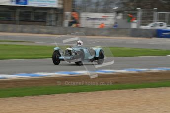 © Octane Photographic Ltd. Motors TV day – Donington Park, Saturday 31st March 2012. VSCC Pre-War Sportscars, Clive Temple - Riley Brooklands. Digital ref : 0265lw7d7053
