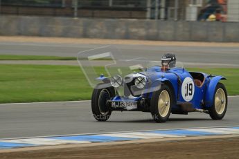 © Octane Photographic Ltd. Motors TV day – Donington Park,  Saturday 31st March 2012. VSCC Pre-War Sportscars, Andrew Bush - Riley TT Sprite Rep. Digital ref : 0265lw7d7064