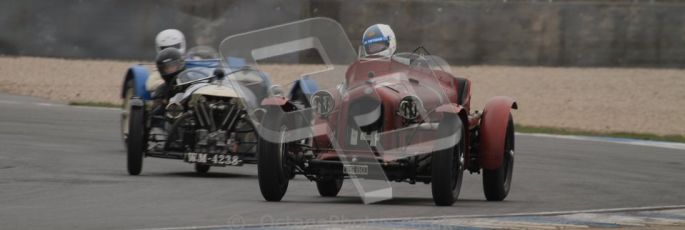 © Octane Photographic Ltd. Motors TV day – Donington Park,  Saturday 31st March 2012. VSCC Pre-War Sportscars, Neil Twyman - Alfa Romeo 8C. Digital ref : 0265lw7d7082