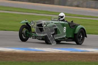 © Octane Photographic Ltd. Motors TV day – Donington Park,  Saturday 31st March 2012. VSCC Pre-War Sportscars, Joshua Beebee - Frazer Nash TT rep. Digital ref : 0265lw7d7092