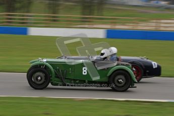 © Octane Photographic Ltd. Motors TV day – Donington Park,  Saturday 31st March 2012, Joshua Beebee - Frazer Nash TT rep. VSCC Pre-War Sportscars. Digital ref : 0265lw7d7097