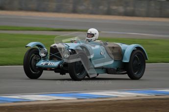 © Octane Photographic Ltd. Motors TV day – Donington Park, Saturday 31st March 2012. VSCC Pre-War Sportscars, Clive Temple - Riley Brooklands. Digital ref : 0265lw7d7120