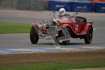 © Octane Photographic Ltd. Motors TV day – Donington Park,  Saturday 31st March 2012. VSCC Pre-War Sportscars, Roger Buxton - Alfa Romeo 6C Zagato Spyder. Digital ref : 0265lw7d7186