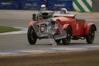 © Octane Photographic Ltd. Motors TV day – Donington Park,  Saturday 31st March 2012. VSCC Pre-War Sportscars, Robin Toone - Alfa Romeo 1750. Digital ref : 0265lw7d7341