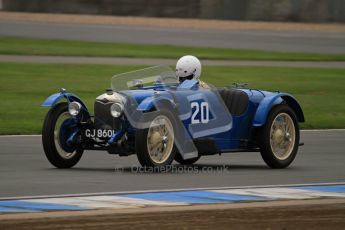 © Octane Photographic Ltd. Motors TV day – Donington Park,  Saturday 31st March 2012. VSCC Pre-War Sportscars, James Potter - Riley Brooklands. Digital ref : 0265lw7d7353