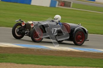 © Octane Photographic Ltd. Motors TV day – Donington Park, Saturday 31st March 2012. VSCC Pre-War Sportscars, Ian Standing - Riley Brooklands. Digital ref : 0265lw7d7356