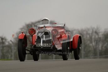 © Octane Photographic Ltd. Motors TV day – Donington Park,  Saturday 31st March 2012. VSCC Pre-War Sportscars, Robin Toone - Alfa Romeo 1750. Digital ref : 0265lw7d7499