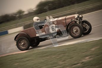 © Octane Photographic Ltd. Motors TV day – Donington Park,  Saturday 31st March 2012. VSCC Pre-War Sportscars with a retro look edit, Duncan Arthurs - Invicta Sports Tourer. Digital ref : 0270cb7d5817