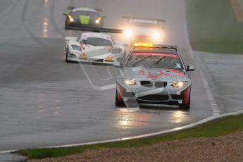 © Octane Photographic Ltd. MSVR - Donington Park, 29th April 2012 - GT Cup. Safety car leading the pack for the start. Digital ref : 0312lw1d6390