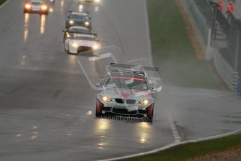 © Octane Photographic Ltd. MSVR - Donington Park, 29th April 2012 - GT Cup. Safety car leading the pack for the start. Digital ref : 0312lw1d6446