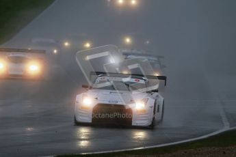 © Octane Photographic Ltd. MSVR - Donington Park, 29th April 2012 - GT Cup. Ben and Frederick Hetherington, Nissan GTR GT3. Digital ref : 0312lw1d6541