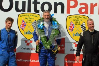 © Carl Jones/Octane Photographic Ltd. OSS Championship – Oulton Park. Saturday 1st September 2012. Race. Simon Tilling, Jonathan Hair and Darcy Smith. Digital Ref : 0490CJ7D1112