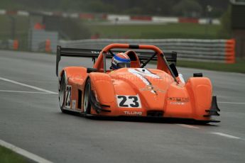 © Jones Photography. OSS Championship Round 1, Snetterton, 28th April 2012. Simon Tilling, Radical SR3. Digital Ref: 0390CJ7D0047