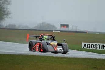 © Jones Photography. OSS Championship Round 1, Snetterton, 28th April 2012. Darcy Smith, Radical SR4. Digital Ref: 0390CJ7D9921