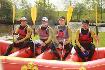 © Octane Photographic Ltd. 2012 World Superbike Championship – European GP – Donington Park. Media Day at the National Watersports Centre, Nottingham. 10th May 2012. Sam Lowes, Leon Haslam, Chaz Davies and Eugene Laverty, Digital Ref : 0324cb1d0133