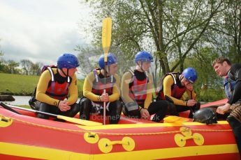 © Octane Photographic Ltd. 2012 World Superbike Championship – European GP – Donington Park. Media Day at the National Watersports Centre, Nottingham. 10th May 2012. Sam Lowes, Leon Haslam, Chaz Davies and Eugene Laverty, Digital Ref : 0324cb1d0151