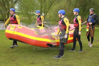 © Octane Photographic Ltd. 2012 World Superbike Championship – European GP – Donington Park. Media Day at the National Watersports Centre, Nottingham. 10th May 2012. Sam Lowes, Leon Haslam, Chaz Davies and Eugene Laverty, Digital Ref : 0324cb1d0164