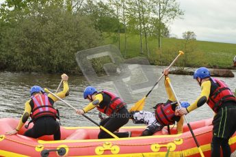 © Octane Photographic Ltd. 2012 World Superbike Championship – European GP – Donington Park. Media Day at the National Watersports Centre, Nottingham. 10th May 2012. Sam Lowes, Leon Haslam, Chaz Davies and Eugene Laverty, Digital Ref : 0324cb1d0178