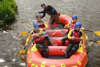 © Octane Photographic Ltd. 2012 World Superbike Championship – European GP – Donington Park. Media Day at the National Watersports Centre, Nottingham. 10th May 2012. Sam Lowes, Leon Haslam, Chaz Davies and Eugene Laverty, Digital Ref : 0324cb1d0182