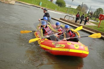 © Octane Photographic Ltd. 2012 World Superbike Championship – European GP – Donington Park. Media Day at the National Watersports Centre, Nottingham. 10th May 2012. Sam Lowes, Leon Haslam, Chaz Davies and Eugene Laverty, Digital Ref : 0324cb1d0200