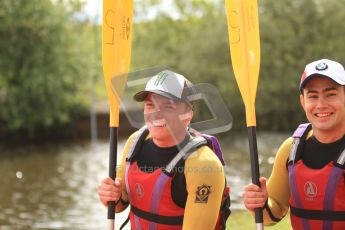 © Octane Photographic Ltd. 2012 World Superbike Championship – European GP – Donington Park. Media Day at the National Watersports Centre, Nottingham. 10th May 2012. Sam Lowes and Leon Haslam. Digital Ref : 0324cb7d0596