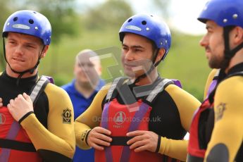 © Octane Photographic Ltd. 2012 World Superbike Championship – European GP – Donington Park. Media Day at the National Watersports Centre, Nottingham. 10th May 2012. Sam Lowes, Leon Haslam, Chaz Davies and Eugene Laverty. Digital Ref : 0324cb7d0669