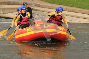 © Octane Photographic Ltd. 2012 World Superbike Championship – European GP – Donington Park. Media Day at the National Watersports Centre, Nottingham. 10th May 2012. Sam Lowes, Leon Haslam, Chaz Davies and Eugene Laverty. Digital Ref : 0324cb7d0720