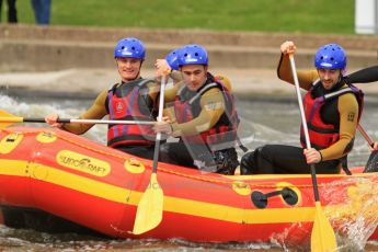 © Octane Photographic Ltd. 2012 World Superbike Championship – European GP – Donington Park. Media Day at the National Watersports Centre, Nottingham. 10th May 2012. Sam Lowes, Leon Haslam, Chaz Davies and Eugene Laverty. Digital Ref : 0324cb7d0757