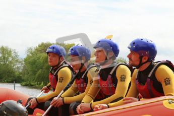 © Octane Photographic Ltd. 2012 World Superbike Championship – European GP – Donington Park. Media Day at the National Watersports Centre, Nottingham. 10th May 2012. Sam Lowes, Leon Haslam, Chaz Davies and Eugene Laverty. Digital Ref : 0324lw7d0813