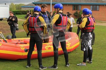 © Octane Photographic Ltd. 2012 World Superbike Championship – European GP – Donington Park. Media Day at the National Watersports Centre, Nottingham. 10th May 2012. Sam Lowes, Leon Haslam, Chaz Davies and Eugene Laverty. Digital Ref : 0324lw7d0837