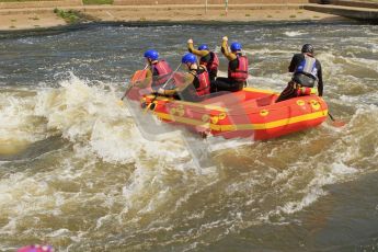 © Octane Photographic Ltd. 2012 World Superbike Championship – European GP – Donington Park. Media Day at the National Watersports Centre, Nottingham. 10th May 2012. Sam Lowes, Leon Haslam, Chaz Davies and Eugene Laverty. Digital Ref : 0324lw7d1171