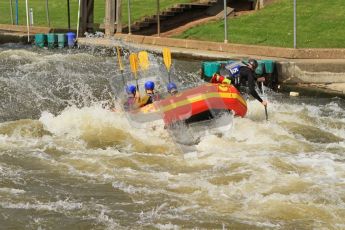 © Octane Photographic Ltd. 2012 World Superbike Championship – European GP – Donington Park. Media Day at the National Watersports Centre, Nottingham. 10th May 2012. Sam Lowes, Leon Haslam, Chaz Davies and Eugene Laverty. Digital Ref : 0324lw7d1194