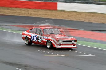 © Carl Jones / Octane Photographic Ltd. Silverstone Classic. Fujifilm Touring Car Trophy 1970-2000. Friday 20th July 2012, Tom Pochciol, Ford Capri. Digital Ref : 0413CJ7D0191