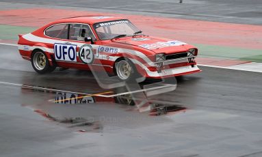 © Carl Jones / Octane Photographic Ltd. Silverstone Classic. Fujifilm Touring Car Trophy 1970-2000. Friday 20th July 2012, Tom Pochciol, Ford Capri. Digital Ref : 0413CJ7D9807