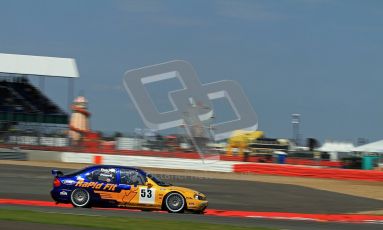 © Carl Jones / Octane Photographic Ltd. Silverstone Classic. Fujifilm Touring Car Trophy 1970-2000. 22nd July 2012. Alvin Powell, Ford Mondeo Prodrive. Digital Ref : 0415CJ7D1517