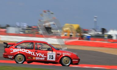 © Carl Jones / Octane Photographic Ltd. Silverstone Classic. Fujifilm Touring Car Trophy 1970-2000. 22nd July 2012. Craig Davies,Ford Sierra. Digital Ref : 0415CJ7D1555