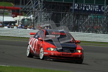 © Carl Jones / Octane Photographic Ltd. Silverstone Classic. Fujifilm Touring Car Trophy 1970-2000. 22nd July 2012. Werner Huber, Audi A4. Digital Ref : 0415CJ7D1713