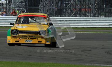© Carl Jones / Octane Photographic Ltd. Silverstone Classic. Fujifilm Touring Car Trophy 1970-2000. 22nd July 2012. Michael Bell, Ford Escort. Digital Ref : 0415CJ7D1765